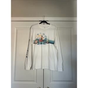 Disneyland Spell Out Sleeve Crew Neck T-Shirt Castle Parks Graphic Adult Large